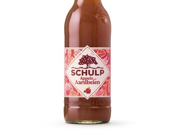 Appel en Aardbeisap groot